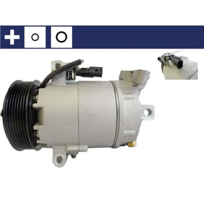 Abbildung von MAHLE ORIGINAL ACP 164 000S Kompressor CVC5 12 PAG 46 R 134a mit Dichtring RENAULT: SCENIC 3, GRAND 2, NISSAN: Qashqai / Qashqai+2 I