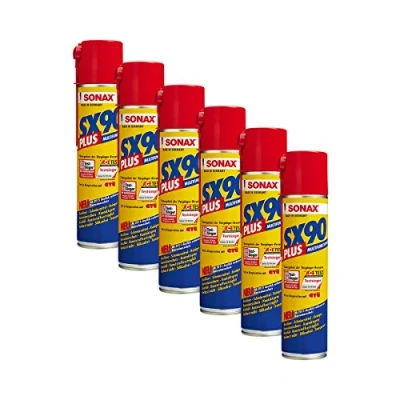 Abbildung von SONAX 6X SX90 Plus Rostlöser Multiöl Korrosionsschutz 400 ml 04743000