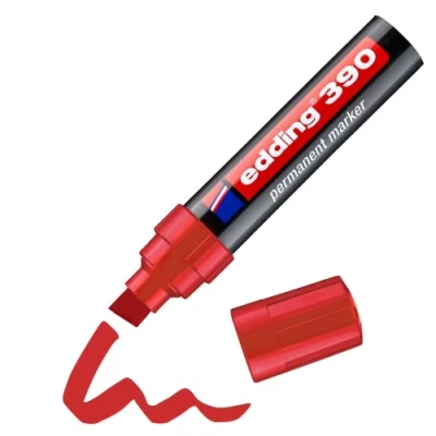 Abbildung von edding Permanentmarker 390 rot
