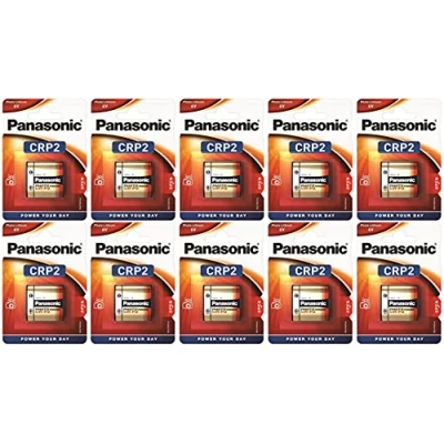 Abbildung von Panasonic CRP2 Lithium Batterie, 6 V, Blisterpackung, 1 x 10 Stück, Blister
