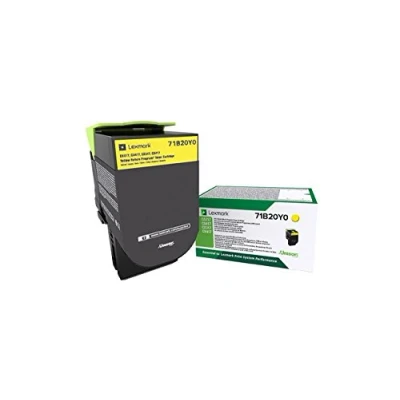 Abbildung von Lexmark 71B20Y0 gelb toner 2.300 seiten original