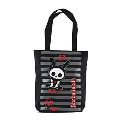 Abbildung von Target Shopping Bag Skelanimals Strandtasche, 35 cm, Schwarz (Nero)