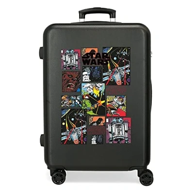 Abbildung von Star Wars Galactic Team Medium Koffer Schwarz 46x65x23 cm Steifes ABS Seitenzahlenschloss 70L 3 kg 4 Doppelrollen