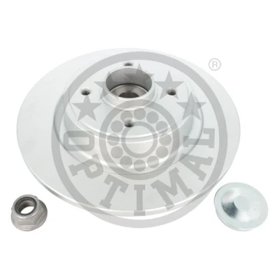 Abbildung von OPTIMAL 702603BS1 Bremsscheibe 274 11 4/4 100 voll beschichtet mit integriertem Radlager, ABS Sensor RENAULT: Megane Scenic, Scénic 1