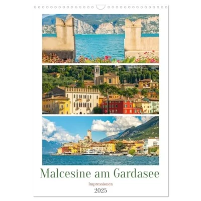 Abbildung von Malcesine am Gardasee Impressionen (Wandkalender 2025 DIN A3 hoch), CALVENDO Monatskalender