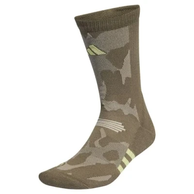 Abbildung von adidas, Performance Training Graphic Camo, Socken, Olivenschicht/Metallgrau/Puls Limette, Xs, Unisex Adult
