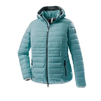 Abbildung von STOY Damen Jacke in Daunenoptik/Steppjacke mit abzippbarer Kapuze große größen STS 17 WMN QLTD JCKT, dunkelnavy, 50, 38228 000