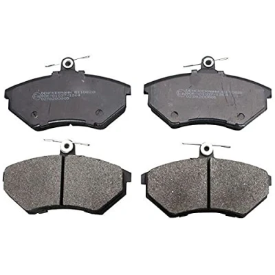 Abbildung von DENCKERMANN B110828 Bremsbelagsatz Vorderachse exkl. Verschleißwarnkontakt VOLKSWAGEN: GOLF 3, 2, Passat B3/B4 Variant, SEAT: Ibiza 2