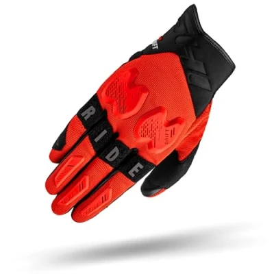 Abbildung von SHIMA DRIFT GLV Motorrad Handschuhe Herren Leder Kurze Sommer Motorradhandschuhe Schutz Touchscreen Stadt Lederhandschuhe Motorcycle Belüftet Verstärkt Perforiertes Leicht (Männer, Camo, XXL)