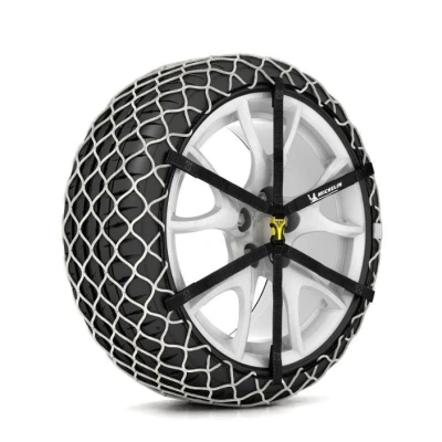 Abbildung von Michelin Easy Grip Limited 008333 Schneeketten mit Kettenspanner Montageanleitung, Aufbewahrungstasche Stahl