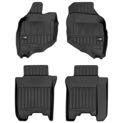 Abbildung von M MOTOS Gummimatten Auto Fussmatte passt für Honda Jazz II 2001 2008 Verbessern Sie Ihren Reisekomfort mit Antirutschmatte 3D Allwetter fußmatten Auto, Schutz vor Verschmutzung