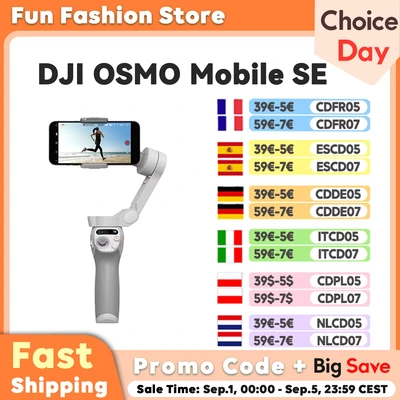 Abbildung von DJI OSMO Mobile SE Smartphone Gimbal, 3 Achsen Stabilisierung, handlich und, Android iPhone Gimbal mit ShotGuides, ActiveTrack 5.0, Vlog Stabilisator, Athens Grau
