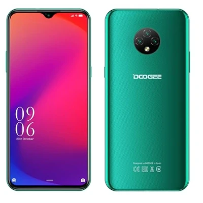 Abbildung von 4G Smartphone ohne Vertrag Günstig Android 10 (2020), DOOGEE X95 Dual SIM Handy, 6,52 Zoll Wassertropfen Vollbild, 4350mAh Akku, 2GB+16GB, 13MP+2MP+2MP+5MP, GPS WiFi, Gesichtserkennung Grün