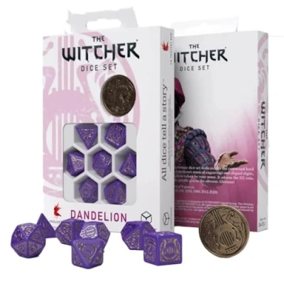 Abbildung von Q Workshop The Witcher Würfelset: Butterblume Viscount de Lettenhove