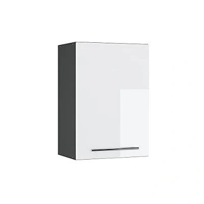 Abbildung von Vicco Hängeschrank Fame Line, Weiß Hochglanz/Anthrazit, 50 cm