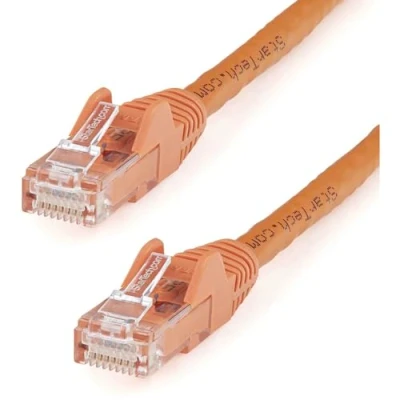 Abbildung von StarTech.com Cat6 Snagless RJ45 UTP Netzwerkkabel 30m orange nahtlos Ethernet Kabel langes Ethernetkabel