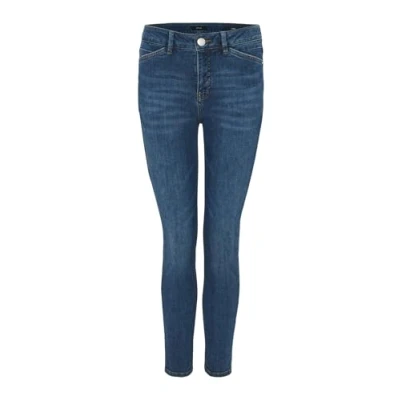 Abbildung von Opus ELMA Classy SLIT Jeans Slim Fit, Damen, Größe: 40x28, Deep blue remix