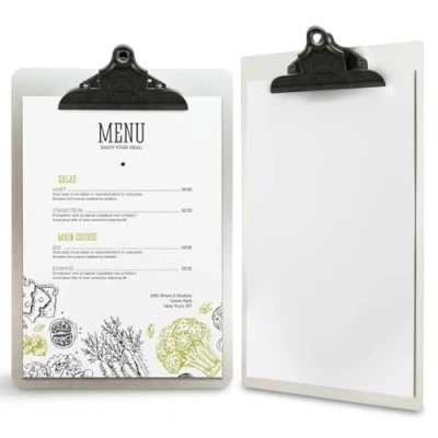 Abbildung von Securit® A4 METAL CLIP menuholder