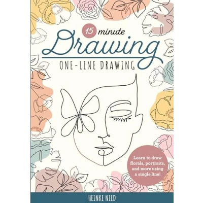 Abbildung von 15 Minute Drawing: One Line Learn to draw florals, portraits, and more using a single line! (15 Series)