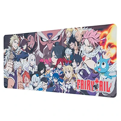 Abbildung von Grupo Erik Gaming Mauspad XXL Fairy Tail Mousepad XL Groß rutschfeste Unterseite, Wasserabweisend und verstärkte Kanten