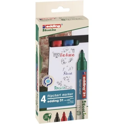 Abbildung von edding 31 Flipchart Marker 1.5 3.0 mm Mehrfarbig