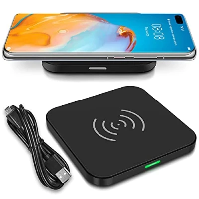 Abbildung von QI Wireless Schnell Ladegerät kompatibel mit Huawei P60 P50 P40 P30 Pro Kabellos Charger Induktives Universal Schnellladegerät Ladestation