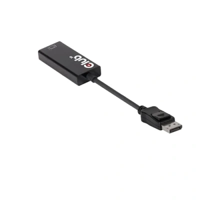Abbildung von Club 3D CAC 2070 DisplayPort 1.2 auf HDMI 2.0 UHD Aktiver Adapter schwarz