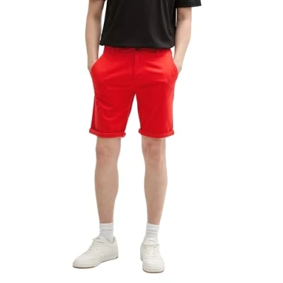 Abbildung von TOM TAILOR Slim Chino Shorts, Peachy orange, 38