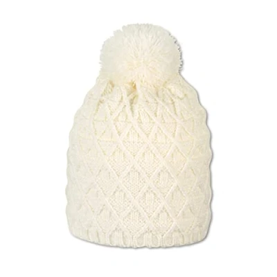 Abbildung von Sterntaler® Strickmütze Bommelstrickmütze Raute (1 St)