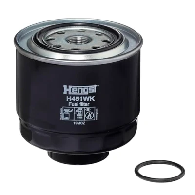 Abbildung von HENGST FILTER H451WK Kraftstofffilter Anschraubfilter MITSUBISHI: L200 / Triton IV Pickup, Pritsche Fahrgestell