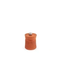 Abbildung von Peugeot Bali Fonte Manuelle Pfeffermühle, Klassische Mahlgradeinstellung, Höhe: 8 cm, Gusseisen, Orange, 35426