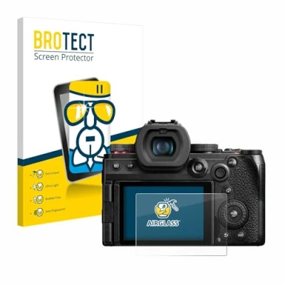 Abbildung von BROTECT Schutzglas für Panasonic Lumix DC G9 II Schutzfolie Panzer Folie Glas [Extrem Kratzfest 9H, Anti Fingerprint, Ultra Transparent]