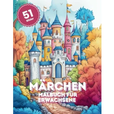 Abbildung von Ein Ausmalbuch für Erwachsene: Märchen Edition. Ausmalen zur Entspannung und mehr Ausgeglichenheit.