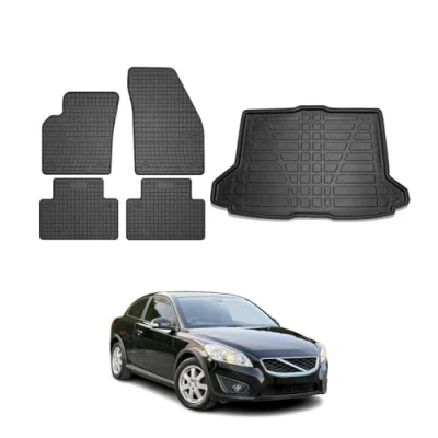 Abbildung von OMAC 7629YPS 484 Fußmattensatz Gummi, TPE (thermoplastischer Elastomer) 5 schwarz