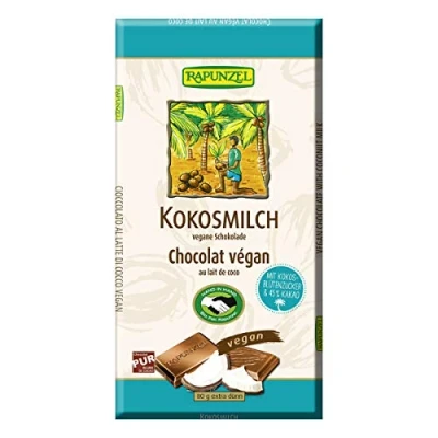 Abbildung von Rapunzel Kokosmilch Schokolade HIH, 12er Pack (12 x 80 g)