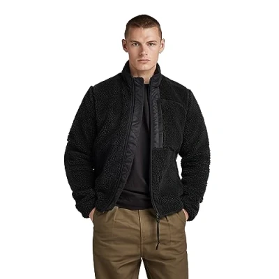 Abbildung von G Star Fleecejacke, Herren, Größe: Medium, Dk black