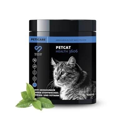 Abbildung von Peticare Diät Schlank Vital Pulver für Katzen, unterstützt Abnehmen Prozess 100 g