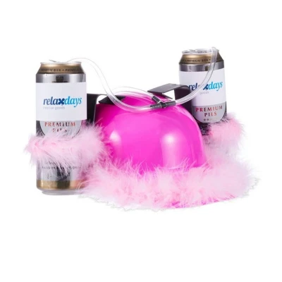 Abbildung von relaxdays Partyanzug Bierhelm Pink