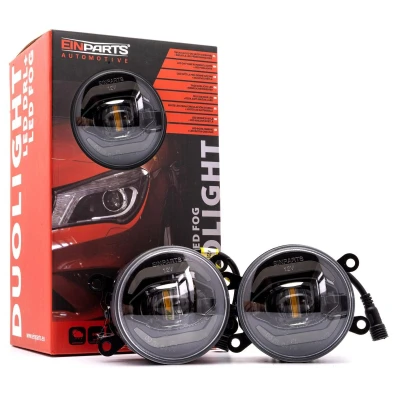 Abbildung von EINPARTS DUOLIGHT DL39 Nebelscheinwerfer transparent vorne mit Kabelsatz FORD: FOCUS 2 Schrägheck, 3 Turnier,