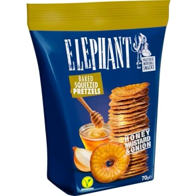 Abbildung von Elephant Prezels Honig Senf Zwiebel, 70 g