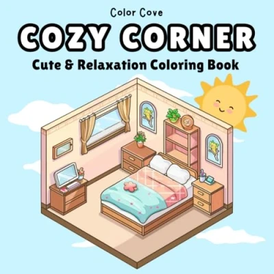 Abbildung von Cozy &amp; Hygge Spaces: Coloring Book for Kids Teens and Adults, Super Cute Designs of Cozy, Spaces Relaxation
