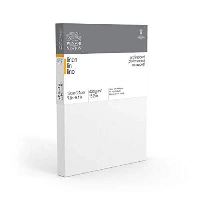 Abbildung von Winsor &amp; Newton 6204001 Professional Keilrahmen aus Leinen, 465 g/m², 3 fach grundiert, mittlere Körnung, ideal für die Ölfarben und Acrylfarben 100 x cm