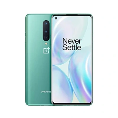 Abbildung von OnePlus 8 (5G) Smartphone ohne Vertrag, 8GB + 128GB Speicher, 6.55&quot; AMOLED 90Hz Display, 4300 mAh Akku, Dreifach Kamera, Dual Sim Schwarz