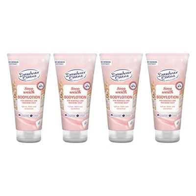 Abbildung von 4er Pack Dresdner Essenz Bodylotion&quot;Sooo weich&quot; 4 x 200 ml Körpercreme vegan