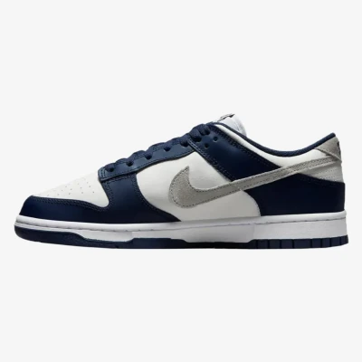 Abbildung von Nike Sportswear DUNK Unisex Sneaker low, Größe: 42.5, Midnight navy/light smoke grey/summit white/white Leder und lederimitat