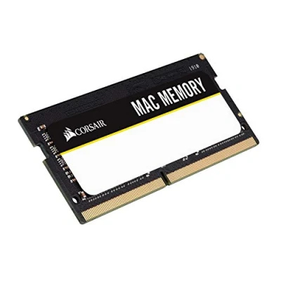 Abbildung von Corsair Mac Memory SODIMM 4GB (1x4GB) DDR3 1066MHz CL7 Speicher für Systeme, Apple Qualifiziert Schwarz
