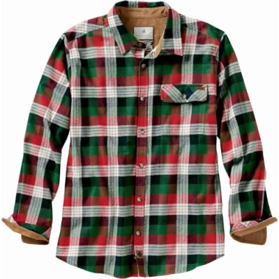 Abbildung von Legendary Whitetails Herren Buck Camp Flanellhemd Button Down Shirt, Alpine Mountain Plaid, Large Tall