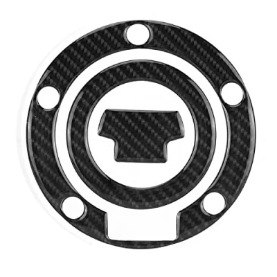 Abbildung von Tankaufkleber, Carbon Fiber Motorrad Tank Tankdeckel Pad Cover Aufkleber Passend für YZF R1 R6
