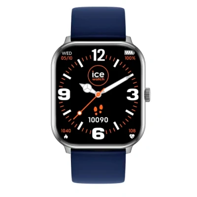 Abbildung von ICE Watch smart Silver Navy Silbergraue Smartwatch für Herren/Unisex mit Silikonarmband 021412 (1,85&quot;)