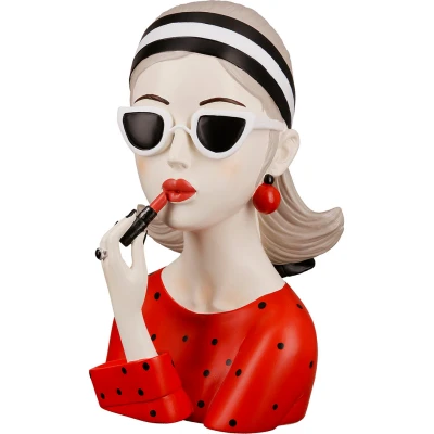 Abbildung von GILDE Dekofigur &quot;Figur Lady mit rotem Lippenstift&quot;
